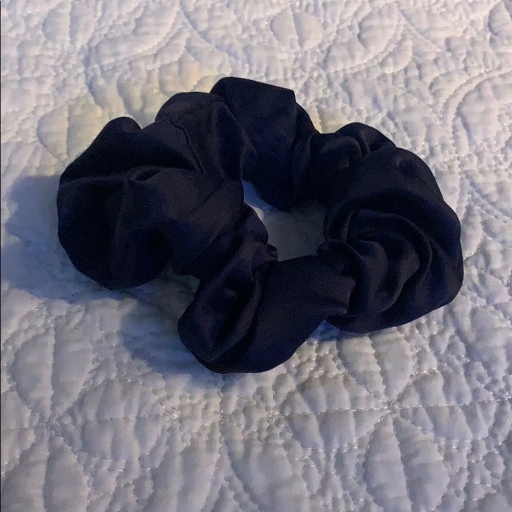 Navy blue scrunchie